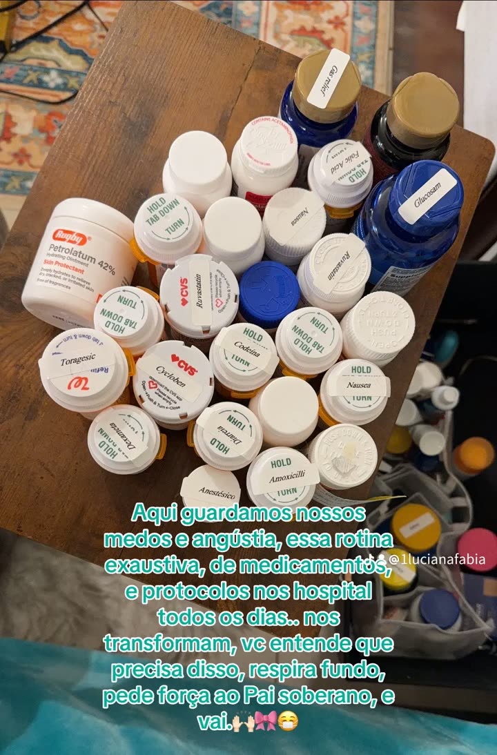 Minha história — rotina de medicamentos